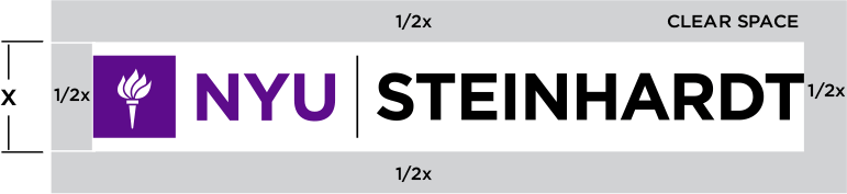NYU Steinhardt logo - clear space